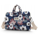 Canvaslife computer bag 15''-16'' blue camellia