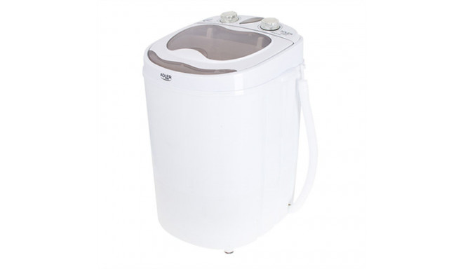 Adler Mini veļas mašīna AD 8055 Top loading  Washing capacity 3 kg  Depth 37 cm  Width 36 cm  White 