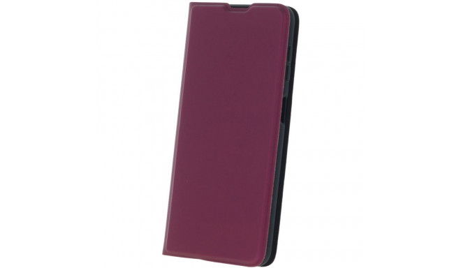 Kaardivahega mobiiliümbris Setty Galaxy A25 5G Wallet Smart Soft Burgundy