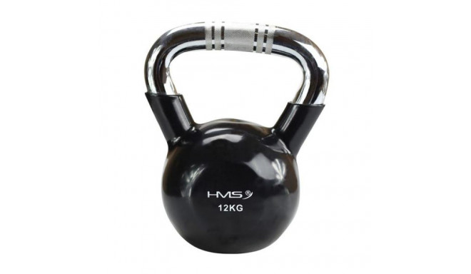 Kettlebell HMS KTC12 BLACK cast iron knurled handle