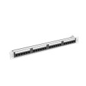 PATCH PANEL 24 PORT 1U 19" CAT.6A UTP GREY LANBERG
