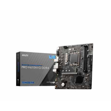 MSI emaplaat Pro H610M-G DDR4 LGA 1700 1xHDMI 1xVGA 1xDP