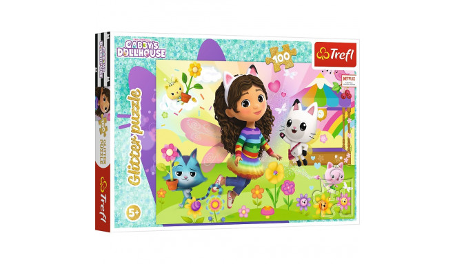 TREFL GABBY´S DOLLHOUSE Sädelev pusle, 100 osa