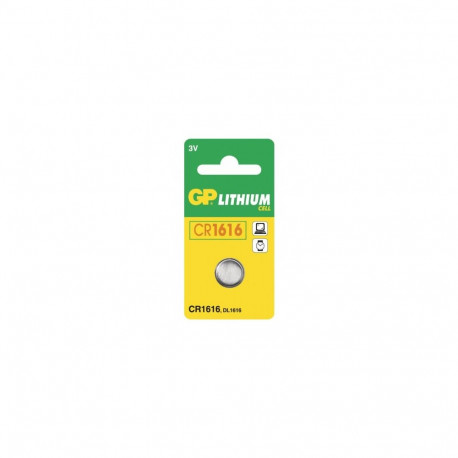 LITHIUM CELL 3V 42MAH 16 x 1,6mm CR1616/BR1616*