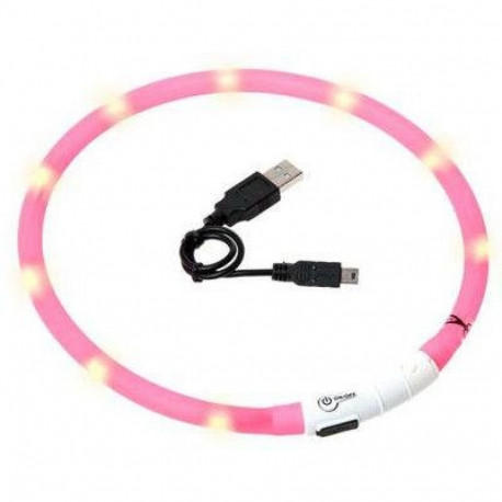 COLLAR SIL VISIO LIGHT PINK 70X1