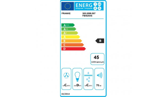 Built-in hood Franke FBI 525 XS 305.0599.507