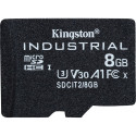 Kingston Industrial MicroSDHC 8 GB Class 10 UHS-I/U3 A1 V30 card (SDCIT2/8GBSP)