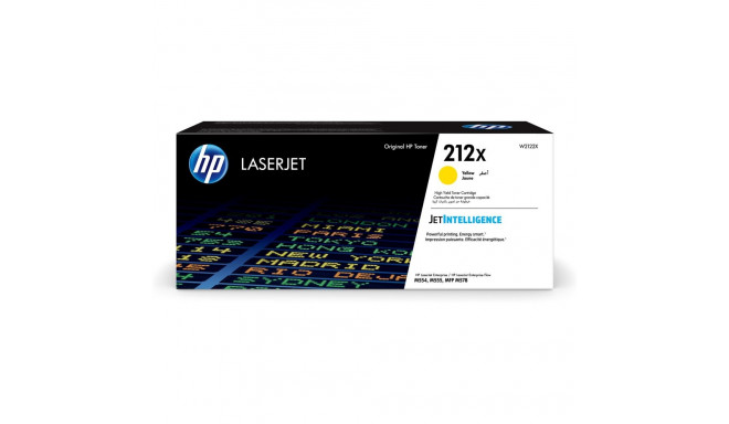 HP 212X High Yield Yellow Original LaserJet Toner Cartridge