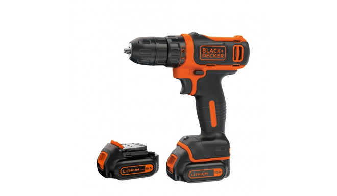 Black & Decker BDCDD12KB-QW võtmeta must oranž trell