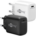 Goobay vooluadapter 20W 230V USB-C PD Fast charge , valge