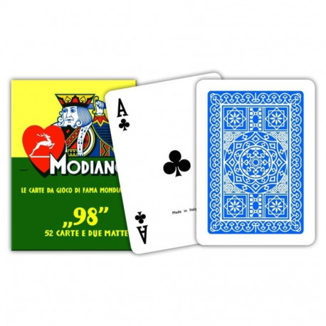 Modiano ''98'' Poker Cards (Blue)