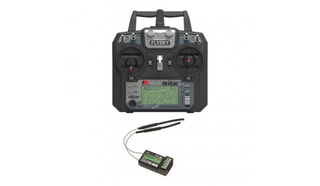 FlySky kit FS-i6X transmitter + iA6B receiver, 10 channels AFHDS 2A.