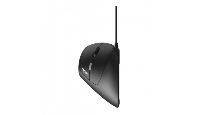 Ergonoomiline hiir EV200, must