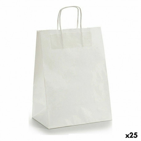 Бумажный пакет Pincello 24312 Белый 24 x 12 x 40 cm (25 штук)