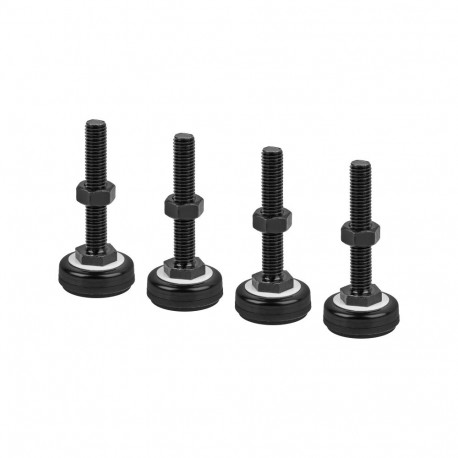 Lanberg rack-kapi jalgade komplekt M10, 4 tk