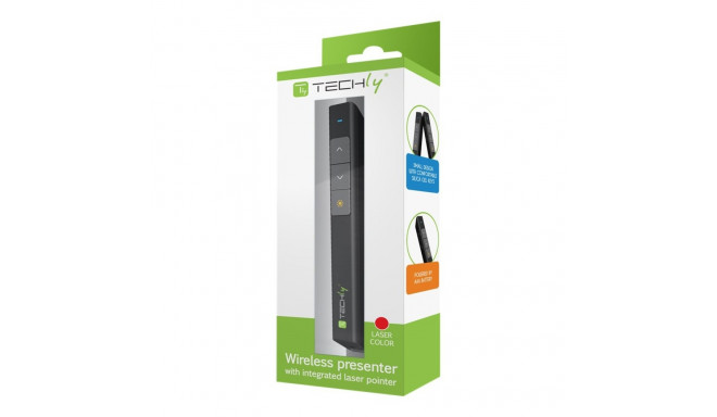 TECHLY 103472 Techly Wireless presenter with laser pointer black