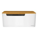 LOGILINK KAB0075 Cable box 320x140x130 mm white with bamboo lid