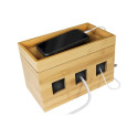 LOGILINK KAB0076 Cable box 255x140x165 mm bamboo