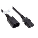 Alcasa P1430-S015 power cable Black 1.5 m C14 coupler C13 coupler