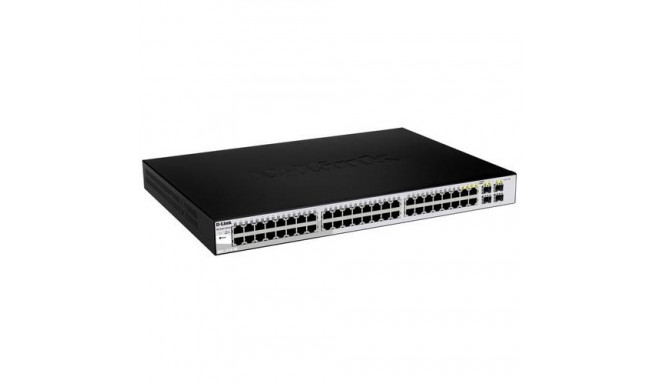 D-Link 48-Port Gigabit Smart Managed Switch with 4 Combo 1000BASE-T/SFP ports