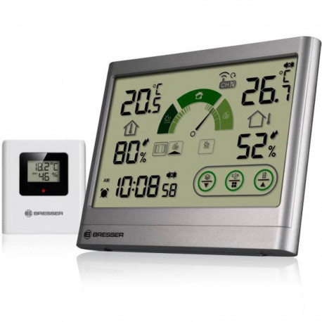 Ventilatsioonisoovitusega termohügromeeter BRESSER VentAir H