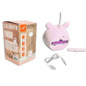 LED Teddy bear desk Lamp 3W, 3000/4500/6000K, adjustable, 1200mAh, pink, LTC