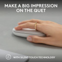 Logitech Pebble 2 M350s Wireless Mouse, RF Wireless + Bluetooth, 4000 DPI, Tonal White