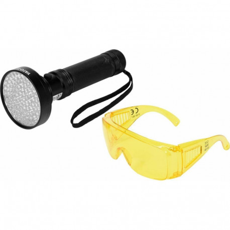 100 LED taskulamp + prillid