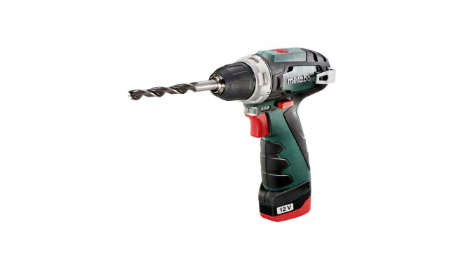 Metabo POWERMAXX BS BASIC 1400 RPM võtmeta 800 g must, punane