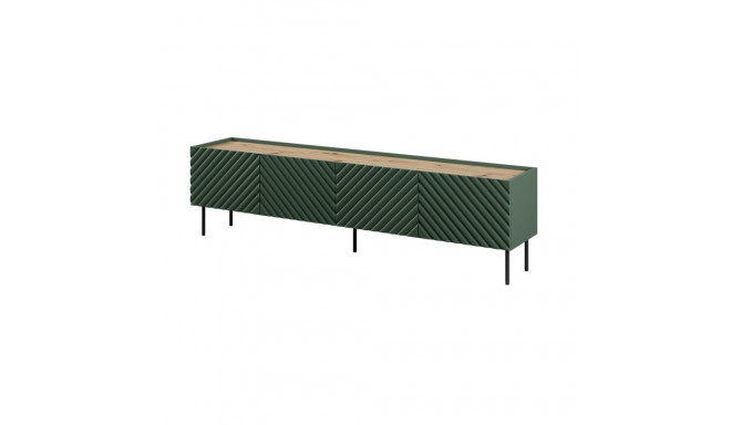 4D RTV cabinet ONDA 200x40xH54.35 green (standing or wall mounted)