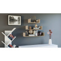 Topeshop MOBI 3P SONOMA shelve Floating shelf Wall mounted Particle board Oak