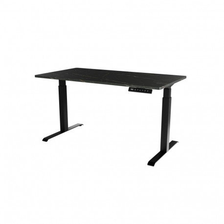 Kirjutuslaud elektrilise kõrguse reguleerimisega MOON LONG 150x80x72-120 must/san sebastian