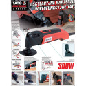 Yato YT-82220 oscillating multi-tool Black, Red 300 W 22000 OPM Yato YT-82220 oscillating multi-tool Black, Red 300 W 22000 OPM