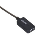 Savio kaabel USB 2.0 pikendus CL-130 10m, must