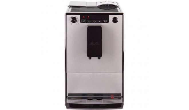 Melitta Solo Pure E950-666 must ja hõbedane espressomasin