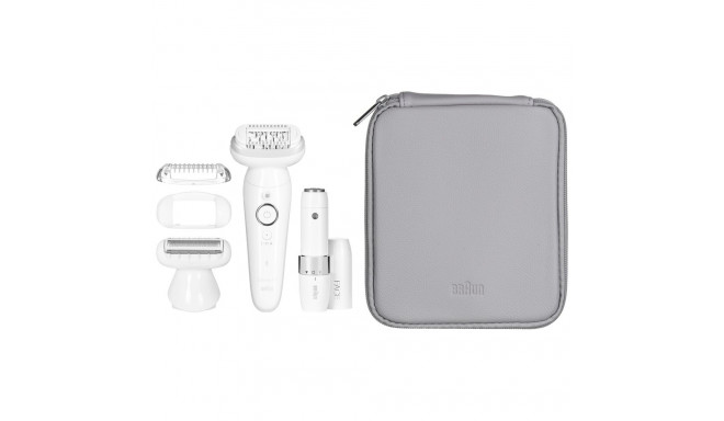 Braun Silk-épil 9 9-341 epilator 40 tweezers White