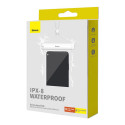 Baseus AquaGlide BS-PC030 case waterproof IPX8 with cylindrical clasp - white