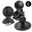 RAM Mounts Round Double Ball Base