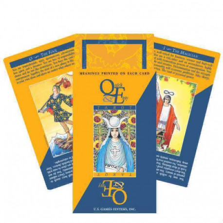 US Games Systems Quick And Easy Tarot Cards