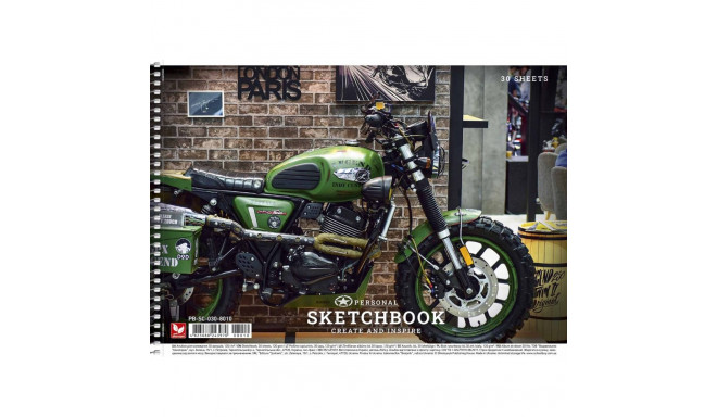 Joonistusplokk Schoolboy, 30 lehte, A4, 120 g/m²