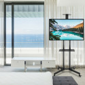 Techly 105643 Mobilny stojak do telewizora LED/LCD/PDP, 37-70", 50kg, regulowany, półka AV