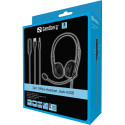 "Sandberg 126-21 2in1 Office Headset Jack+USB"