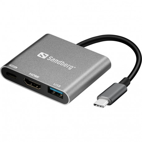 Sandberg minidokk 136-00 USB-C 3-in-1 PD 65W