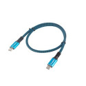 Cable USB-C M/M USB4 0.5m 100W 8K 60HZ black-blue