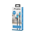 Cable USB-C M/M USB4 0.5m 100W 8K 60HZ black-blue