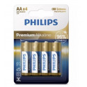 Premium Alkaline Batteries AA x4