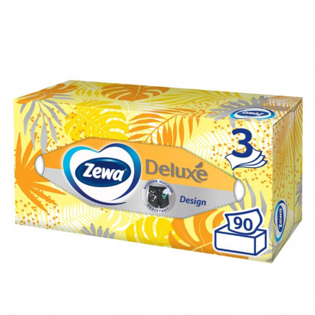 Salvrätikud kosmeetilised 3-kihiline ZEWA Deluxe Design 90tk/karp