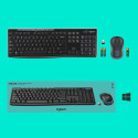 Klaviatūros ir pelės kompl. LOGITECH MK270 COMBO EN 920-004508