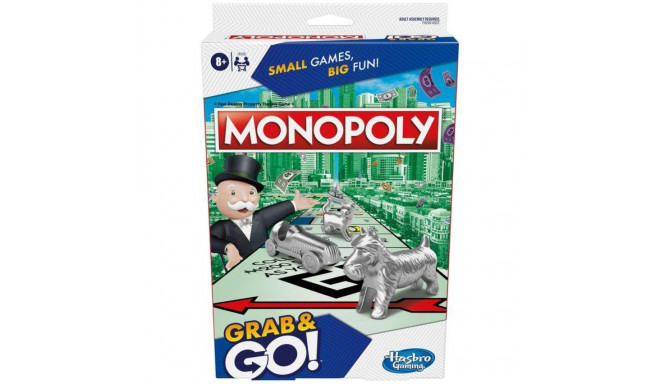 BOARD MONOPOLY TRAVEL GAME GRAB/GO