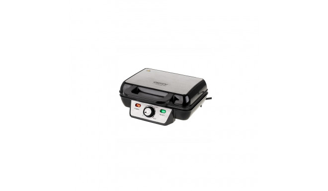 Camry | Waffle Maker | CR 3046 | 1600 W | Number of pastry 2 | Belgium | Black/Stainless Steel